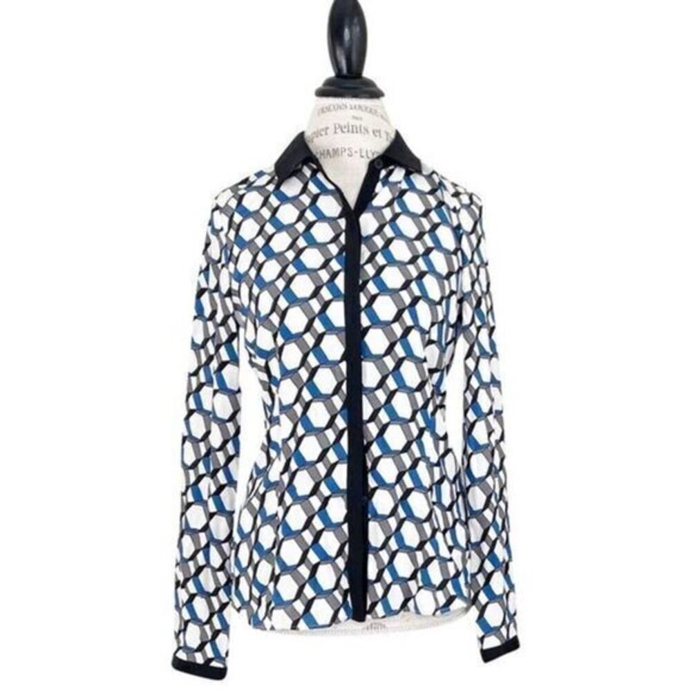 LAFAYETTE 148 NEWYORK NWT Button Down Blouse SIZE 2R